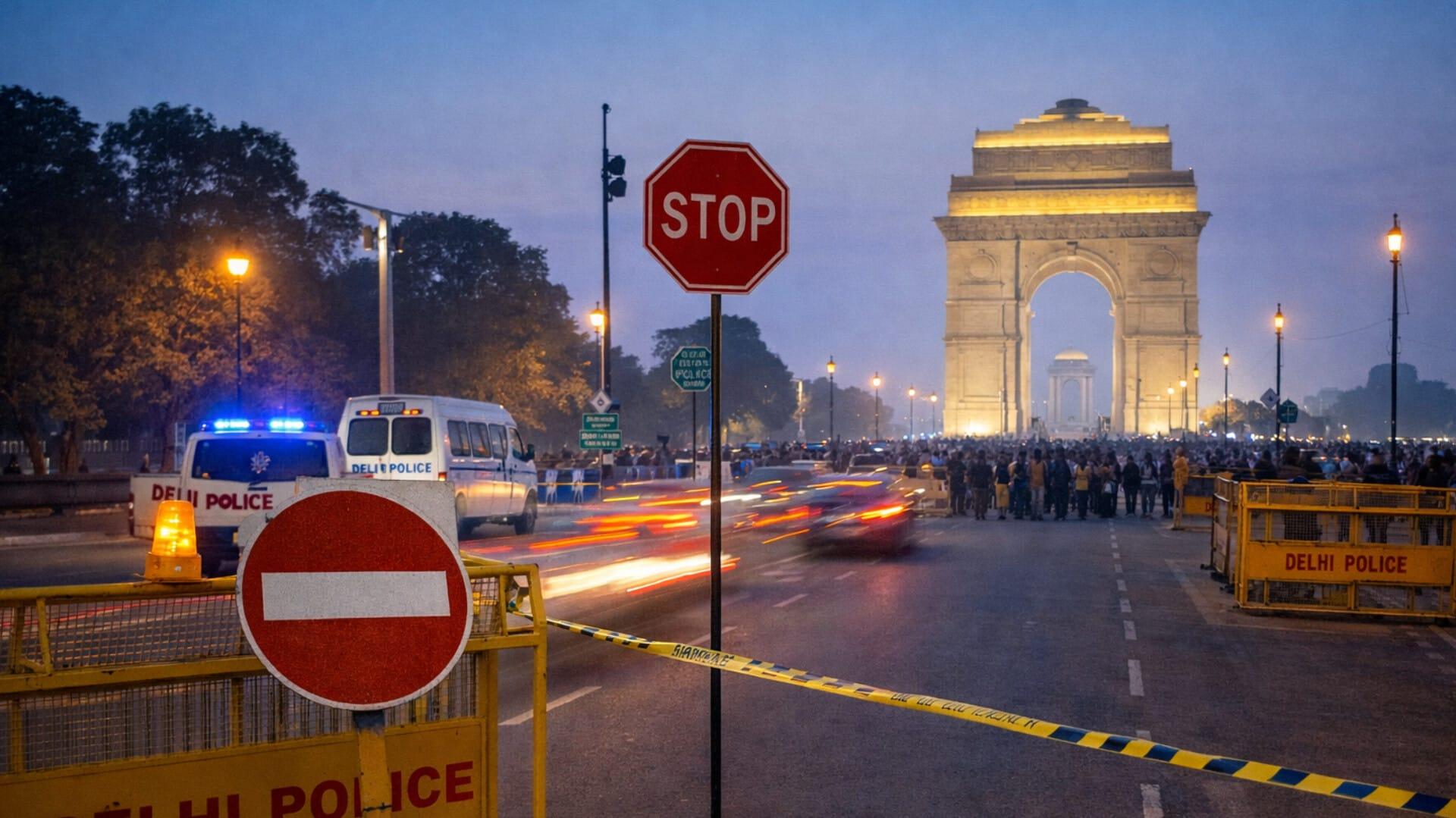 Delhi New Year’s Eve 2025: Major Traffic Curbs in Connaught Place, India Gate from 7 PM on Dec 31