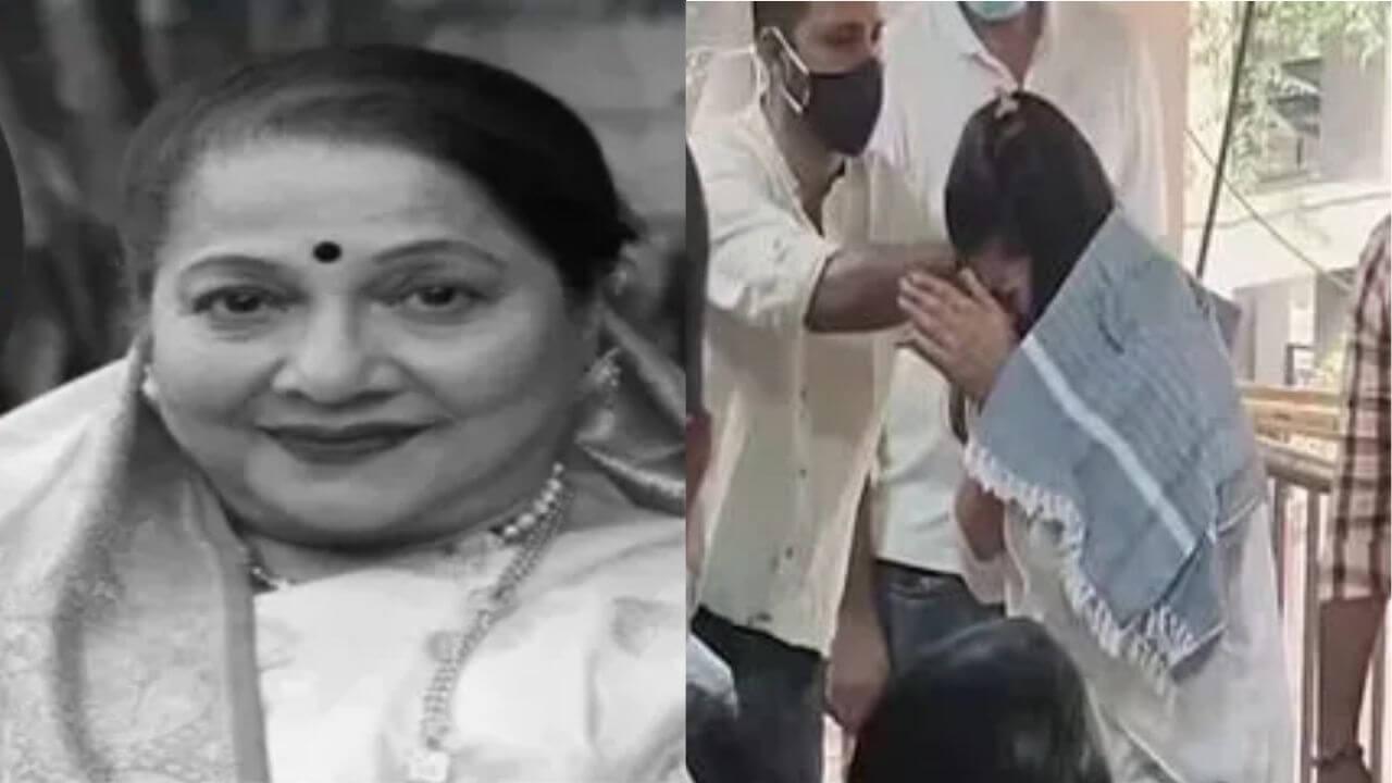 ज्येष्ठ अभिनेत्री ज्योती चांदेकर अनंतात विलीन; पुण्यात दिग्गजांनी वाहिली श्रध्दांजली