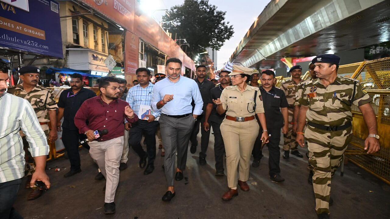 ‘लालबागचा राजा’ मंडळातील सुरक्षा व्यवस्थेचा गृहराज्यमंत्र्यांनी घेतला आढावा, मंत्री योगेश कदमांनी दिल्या ‘या’ सूचना
