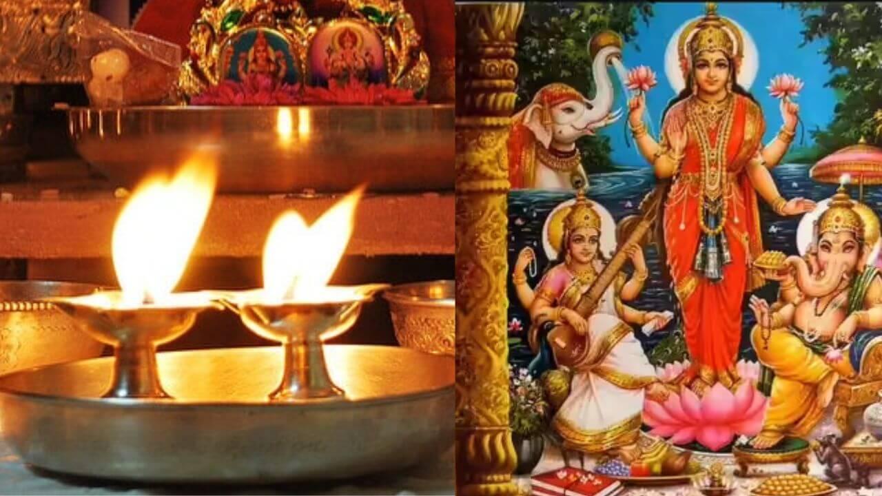 संध्याकाळी घरात लक्ष्मी माता प्रवेश करत असल्याची धारणा; देवघरात दिवा लावून आणखी काय करावे? जाणून घ्या सगळं काही…