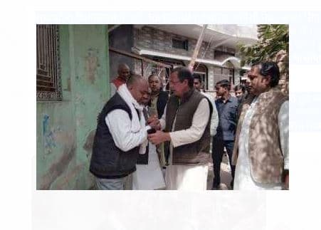 पूर्व नेता प्रतिपक्ष अजय सिंह ने की स्व. प्रियांश और श्रेयांस के पिता से मुलाकात