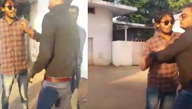 NSUI के प्रदेश उपाध्यक्ष का मारपीट करते वीडियो वायरल