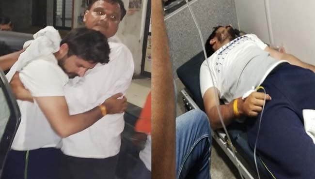 सरपंच पति की दबंगई, पटवारी को बुरी तरह पीटा