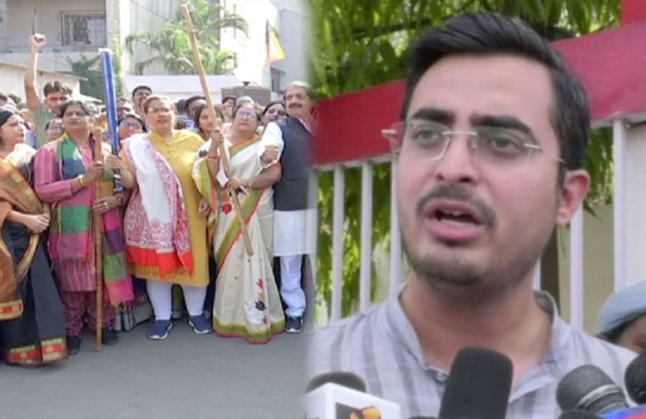 कांग्रेस के हल्लाबोल पर BJP ने दिखाए ‘लट्ठ’, अब्बास हफ़ीज़ बोले- ‘ये गोडसेवादी विचारधारा का प्रमाण’