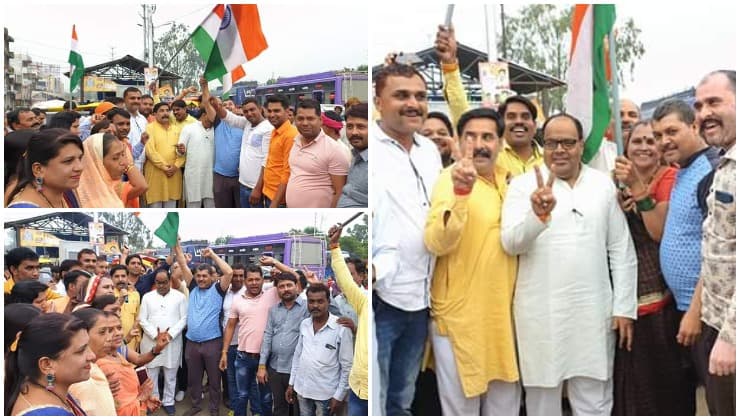 370 का मनाया जश्न : मंडीदीप सहित जिले भर में हुई जमकर आतिशबाजी, लगे भारत माता के जयकारे