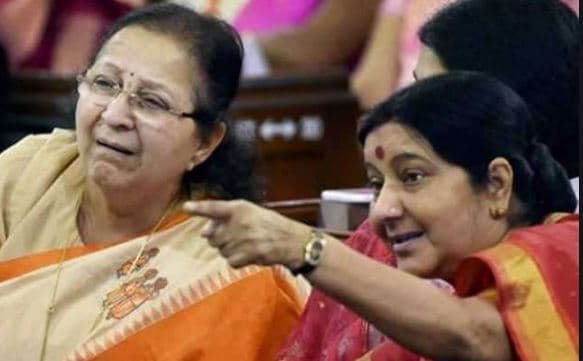 सुषमा स्वराज को यादकर भावुक हुई ताई, बोली-‘मेरी एक साथी मुझसे छूट गई’