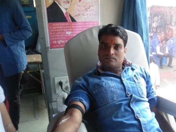 HDFC एवं लायंस क्लब के तत्वावधान में रक्तदान शिविर का किया आयोजन