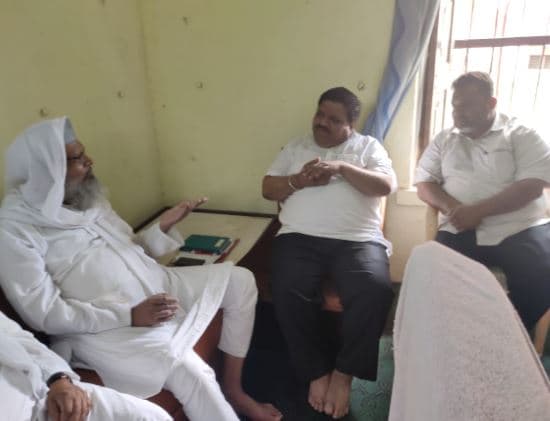 संघ पदाधिकारी मिले शहर काजी से, बोले हम शांति रहेंगे शांति के पैरोकार
