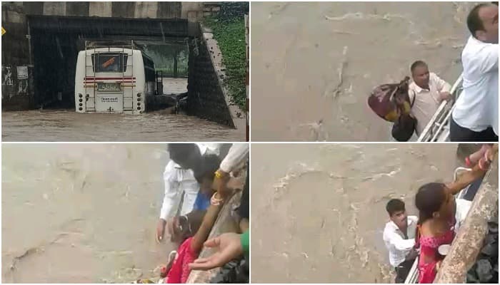 ड्राइवर ने तेज बहाव में उतार दी बस, खतरे में पड़ी यात्रियों की जान, परमिट निलंबित