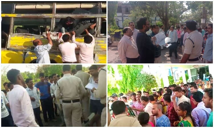 दर्दनाक हादसा: बारातियों से भरी बस और ट्रक में जोरदार भिड़ंत, 5 लोगों की मौत