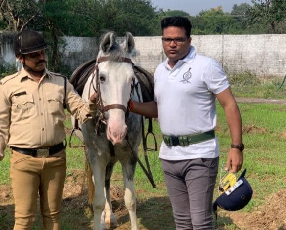 खंडवा पुलिस की सार्थक पहल, घोड़ों पर सवार पुलिस करेगी गश्त