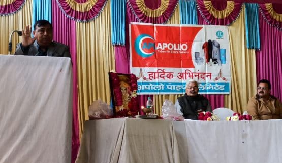 अपोलो पाइप्स लिमिटेड द्वारा बोर्स व पलम्बर्स की मीटिंग आयोजित
