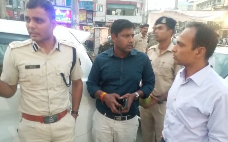 कलेक्टर, डीआईजी और निगम आयुक्त ने 10वीं बार किया शहर का दौरा, 200 स्पॉट पर पहुंचे