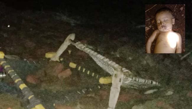 तेज आंधी में टीन की छत के साथ झोली भी उड़ी, 200 मीटर दूर उछला मासूम, मौत