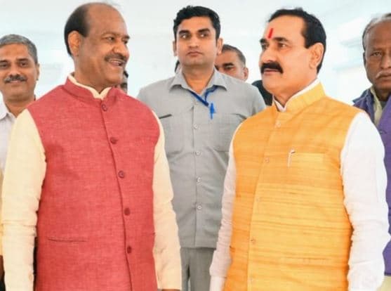 शीतकालीन सत्र से पहले सियासत गर्म, दिल्ली में लोकसभा अध्यक्ष से मिले नरोत्तम