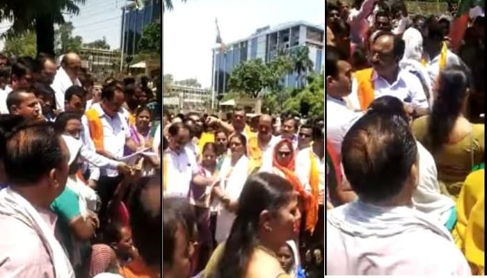 बीजेपी की आंतरिक कलह उजागर, आमने सामने आये जिलाध्यक्ष और महापौर