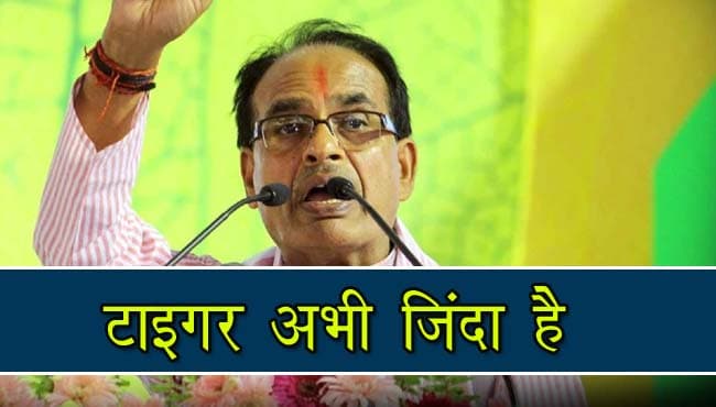 शिवराज फिर बोले..’टाइगर अभी ज़िंदा है’, सरकार को दी चेतावनी