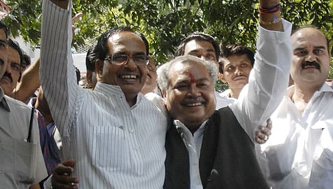 मध्य प्रदेश में हाशिये पर शिवराज-तोमर की जोड़ी