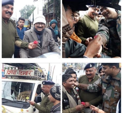 चर्चा में मुरैना पुलिस की गांधीगिरी