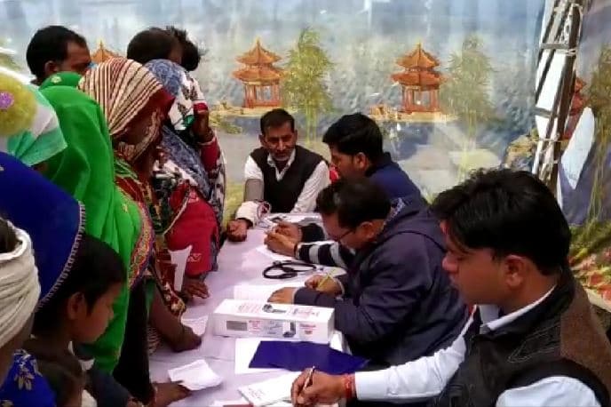 बहादुरपुर शासकीय स्वास्थ्य केन्द्र में हुआ स्वास्थ्य शिविर का आयोजन
