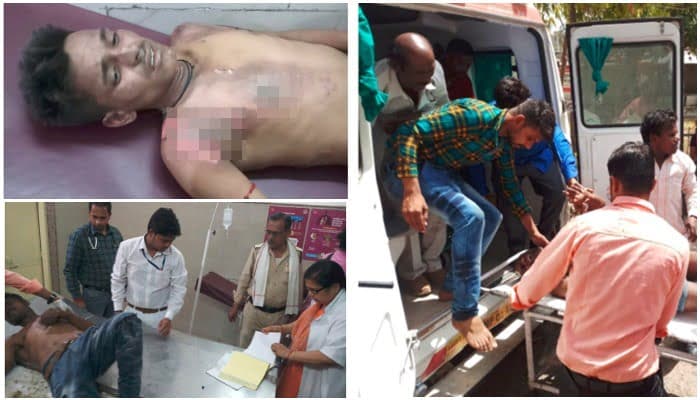 हाईटेंशन लाइन की चपेट में आई शादी से लौट र��े बारातियों की बस, कई झुलसे, दुल्हा-दुल्हन सुरक्षित