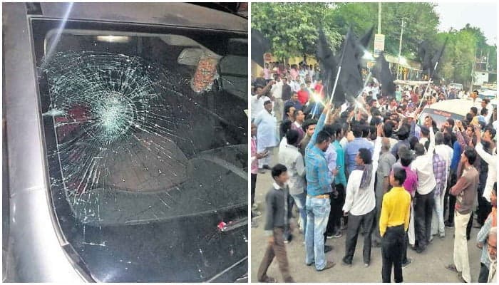 MP: यहां ग्रामीणों ने किया भाजपा प्रत्याशी का विरोध, पथराव-मारपीट, 4 के सिर फूटे, थाना घेरा