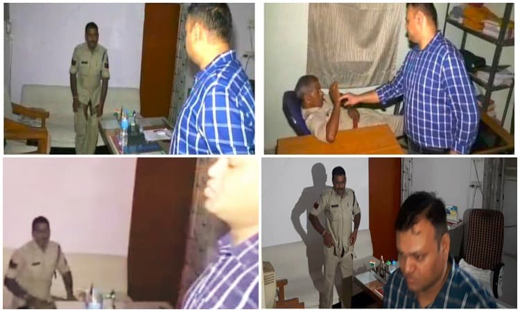 देर रात भ्रमण पर निकले SP तो वर्दी उतारकर सोते मिले पुलिसकर्मी, चार लाइन अटैच