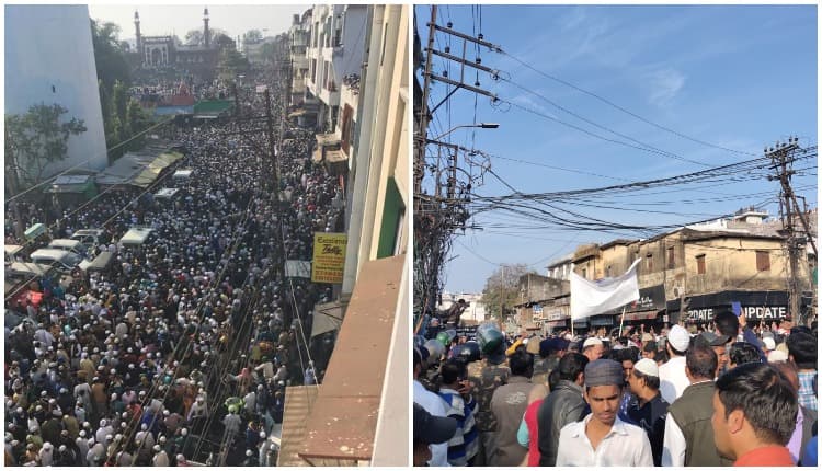 CAA और NRC के खिलाफ भोपाल के इकबाल मैदान में जुटे हजारों लोग, इंटरनेट सेवाएं बंद