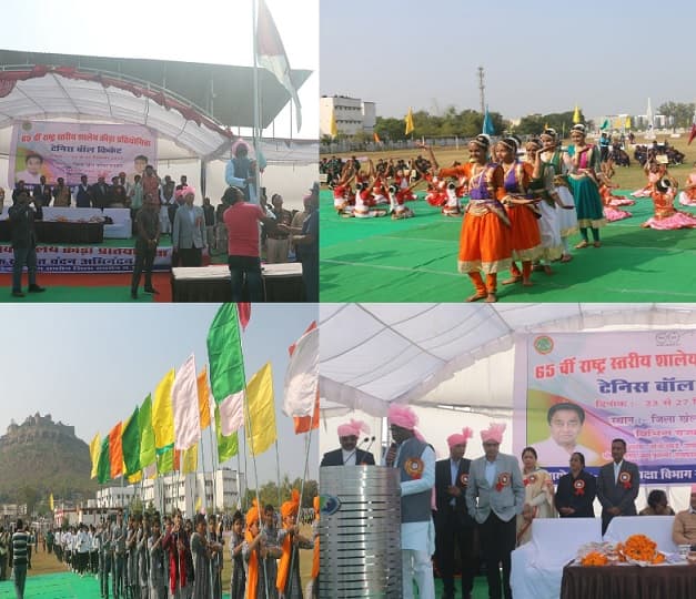 स्कूल शिक्षा मंत्री ने किया 65वीं राष्ट्रीय शालेय टेनिसबाल क्रिकेट प्रतियोगिता का शुभारंभ