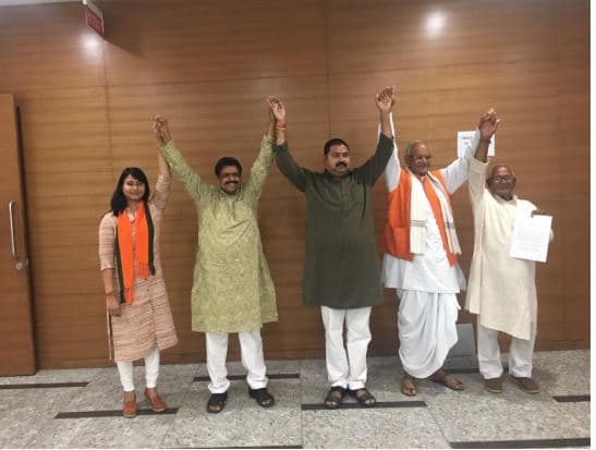 केंद्रीय मंत्री का विरोध तेज, टिकट कटवाने भाजपा नेताओं ने शाह को लिखी चिट्ठी