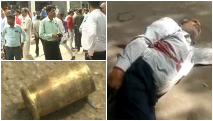 गैस एजेंसी के मुनीम को गोली मारकर बदमाशों ने लूटे 4.5 लाख, घटना CCTV में कैद