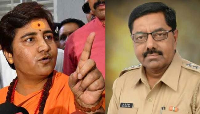 साध्वी को टक्कर देने शहीद करकरे के सहयोगी पूर्व ACP ने भरा नामांकन