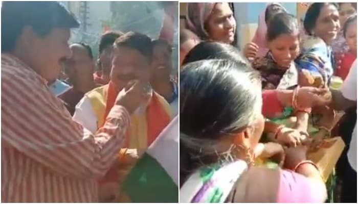 देश में जश्न का माहौल, कैलाश ने बांटे लड्डू, नाथ-सिंधिया ने दी बधाई, शिवराज बोले “हाउज द जोश”