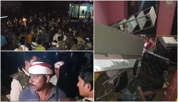 MP: गुस्साए ग्रामीणों ने घेरा थाना, पथराव और 100 डायल में तोड़फोड़, जान बचाकर भागे पुलिसकर्मी
