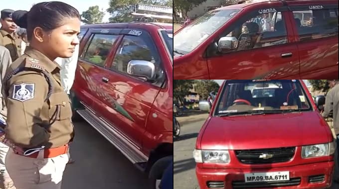 कार से लाखों रुपए पकड़ाए, भाजपा नेता भी थे सवार