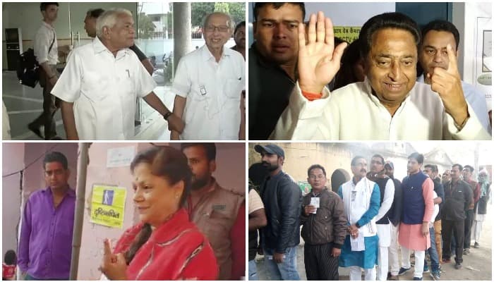 MP : अब तक इन दिग्गज नेताओंं ने डाला वोट, गौर बोले- शिव ‘राज’ में बनेगी चौथी बार सरकार