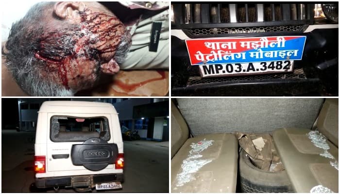 आरोपी को पकड़ने गई पुलिस पर हमला, वाहन में तोड़फोड़, SI समेत 3 गंभीर घायल