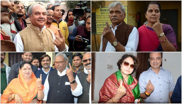 MP ELECTION : चार सांसद और तीन मंत्रियों ने किया ग्वालियर में मतदान