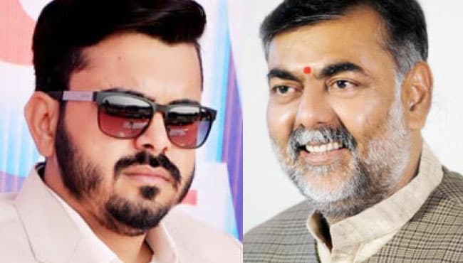 भाजपा के दिग्गज सांसद पर नेता प्रतिपक्ष के बेटे ने साधा निशाना, मचा बवाल