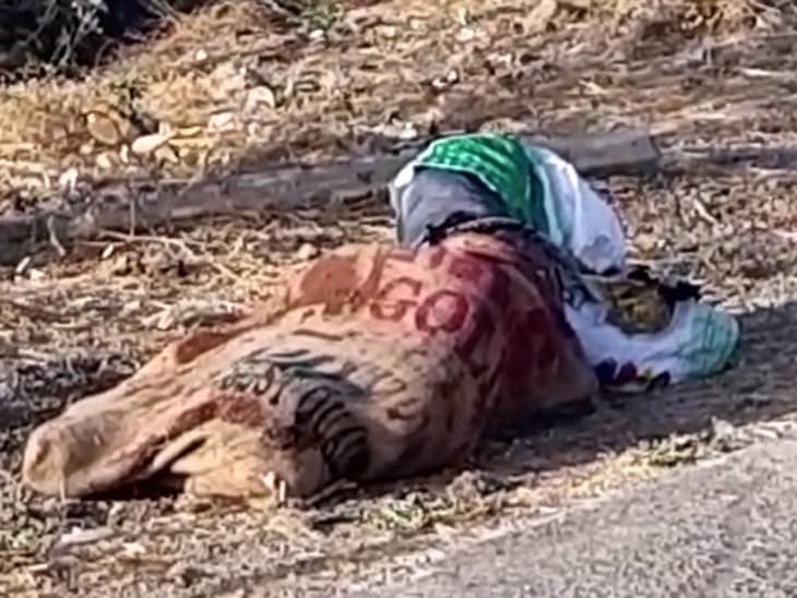घर से 300 मीटर दूर बोरे में मिली स्क्रैप कारोबारी की लाश