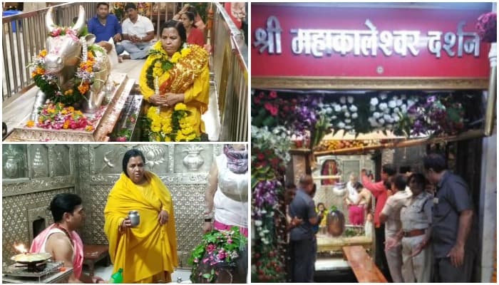 उमा के कपड़ों पर महाकाल मंदिर के पुजारियों ने जताई आपत्ति, मिला ये जवाब