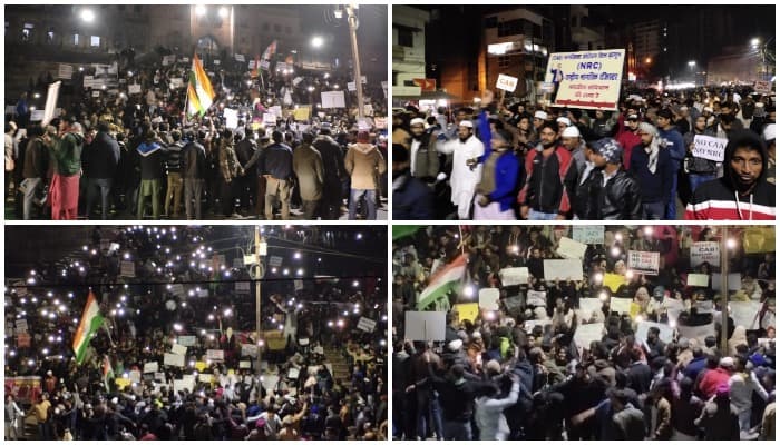 भोपाल की सड़कों पर निकला युवाओं का सैलाब, NRC और CAA का किया विरोध