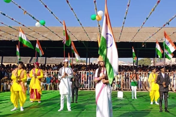 मुंगावली में बड़े ही हर्षोल्लास से मनाया गया 71 वा गणतंत्र दिवस