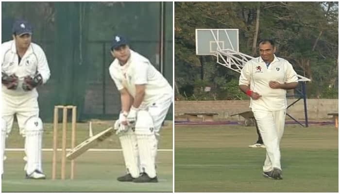 PHOTOS: कमलनाथ के मंत्री ने फेंकी बॉल, सिंधिया ने जमकर लगाए चौके-छक्के
