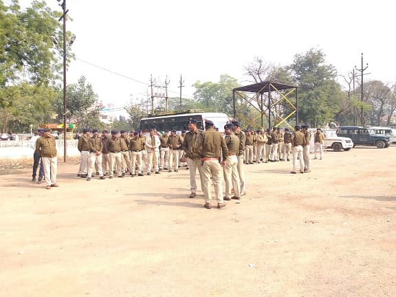 ग्वालियर में बंद का नहीं दिखा असर, पुलिस ने रखी चप्पे चप्पे पर नजर
