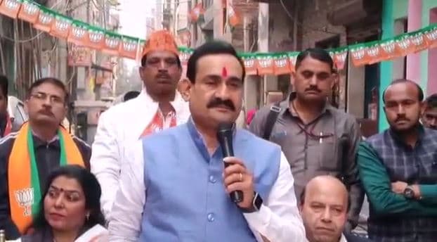 नरोत्तम बोले देश विरोधियों से कनेक्शन साफ करें कांग्रेस