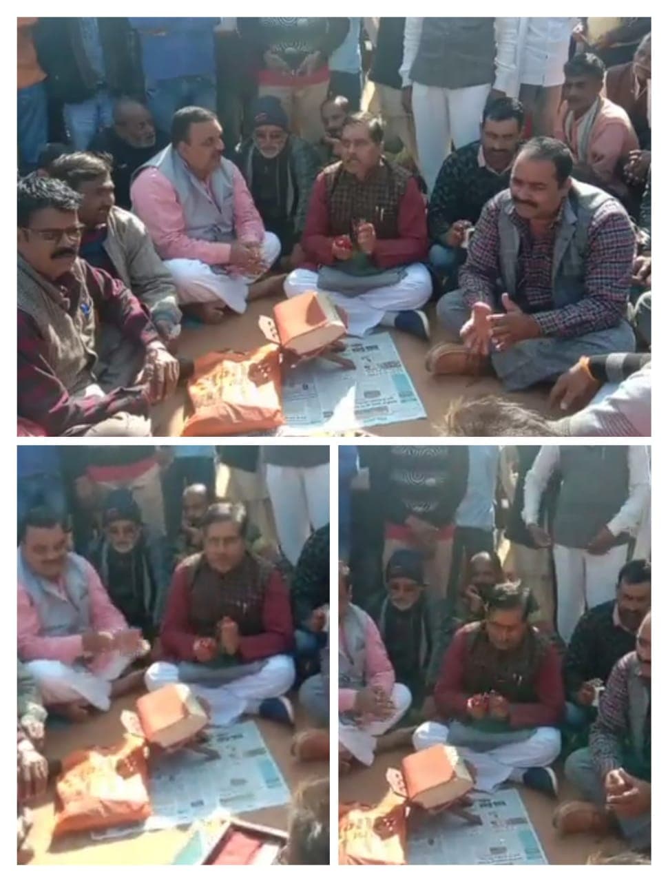 जूते पहनकर रामायण पढ़ते हुए मऊगंज विधायक का विडियो हुआ वायरल, कांग्रेस ने साधा निशाना