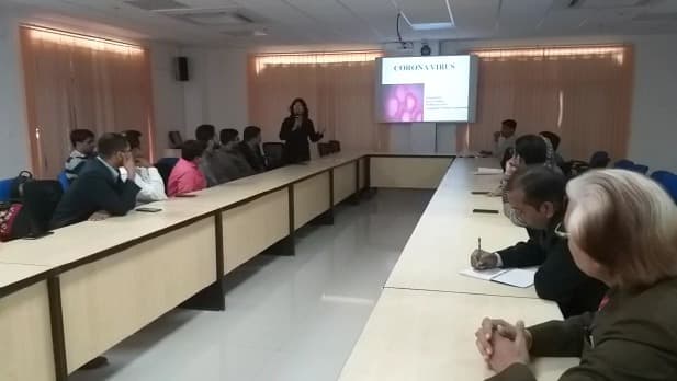 शासकीय मेडिकल कॉलेज में कोरोना वायरस को लेकर किया गया वर्कशॉप का आयोजन