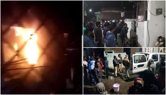 बड़ा हादसा: अचानक फटा घर में रखा गैस सिलेंडर, 2 बच्चों समेत पति-पत्नी की मौत