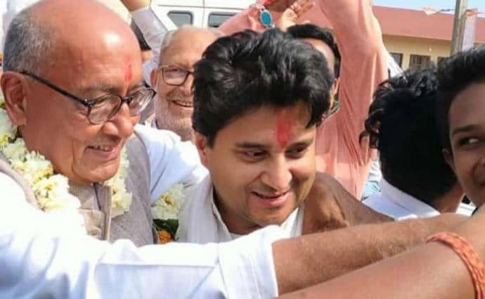महाराजा-राजा के मिलन पर ऐसा रहा कमलनाथ के मंत्री का रिएक्शन, देखें वीडियो